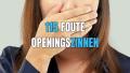 slechte openingszinnen