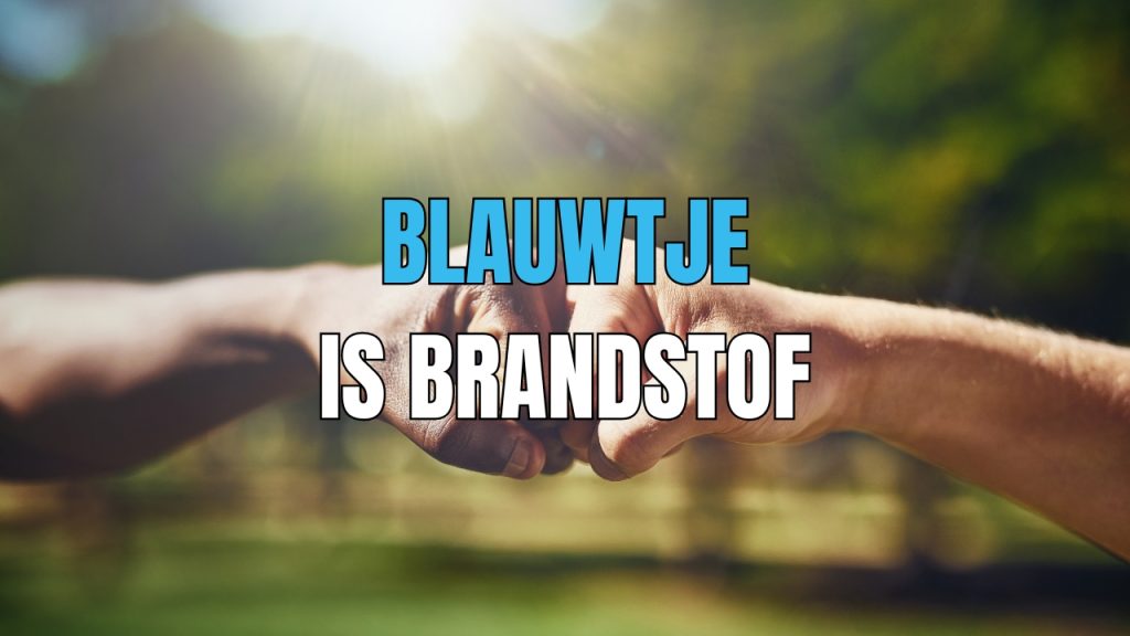 blauwtje gelopen